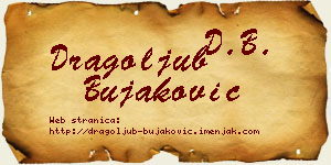 Dragoljub Bujaković vizit kartica